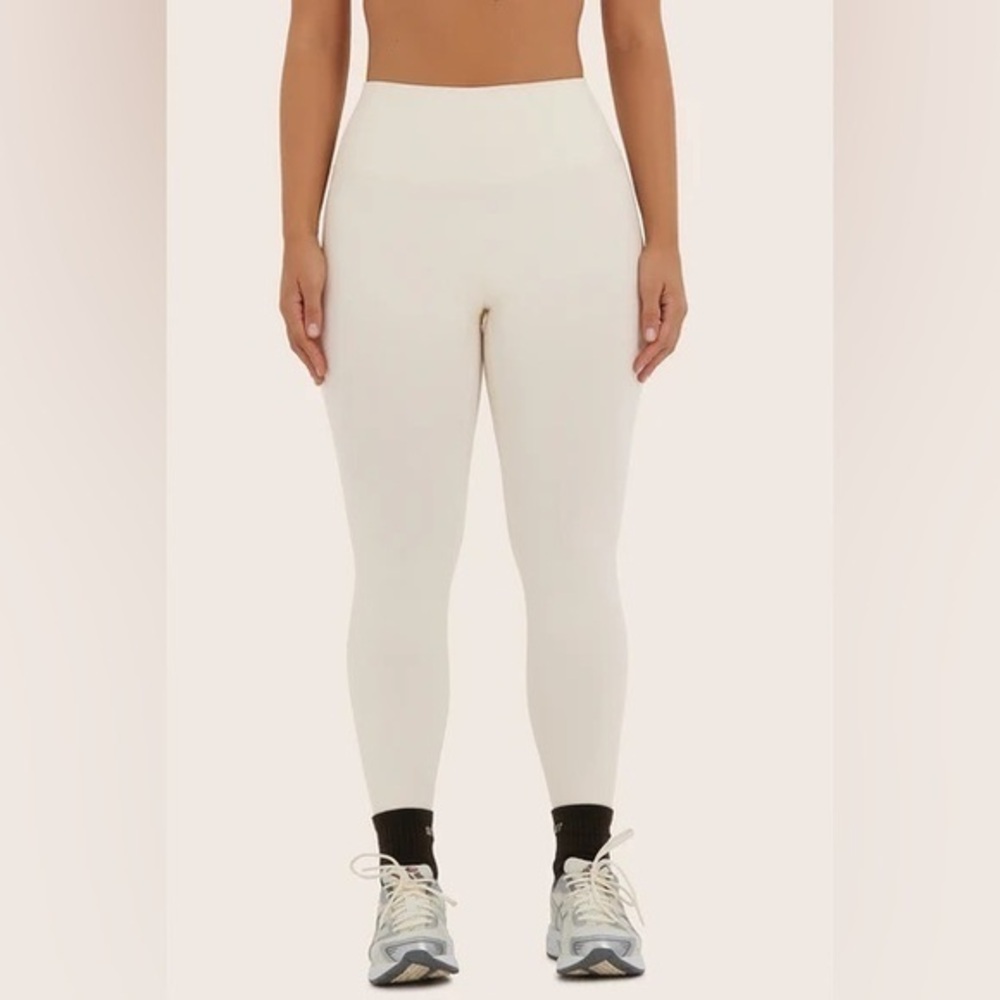 SET Active Seamless Leggings Light Oatmeal Beige Size Small